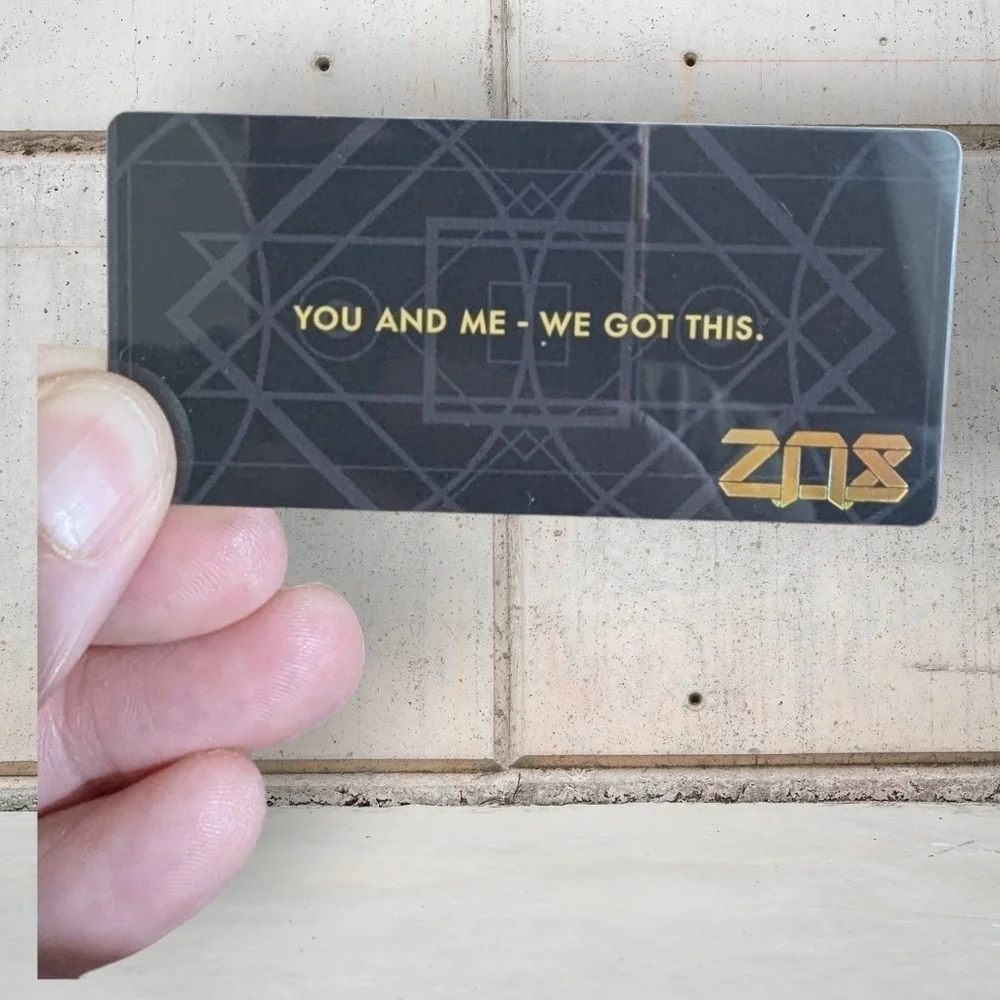 Zox *US Against The World* Single Wristband Size Medium